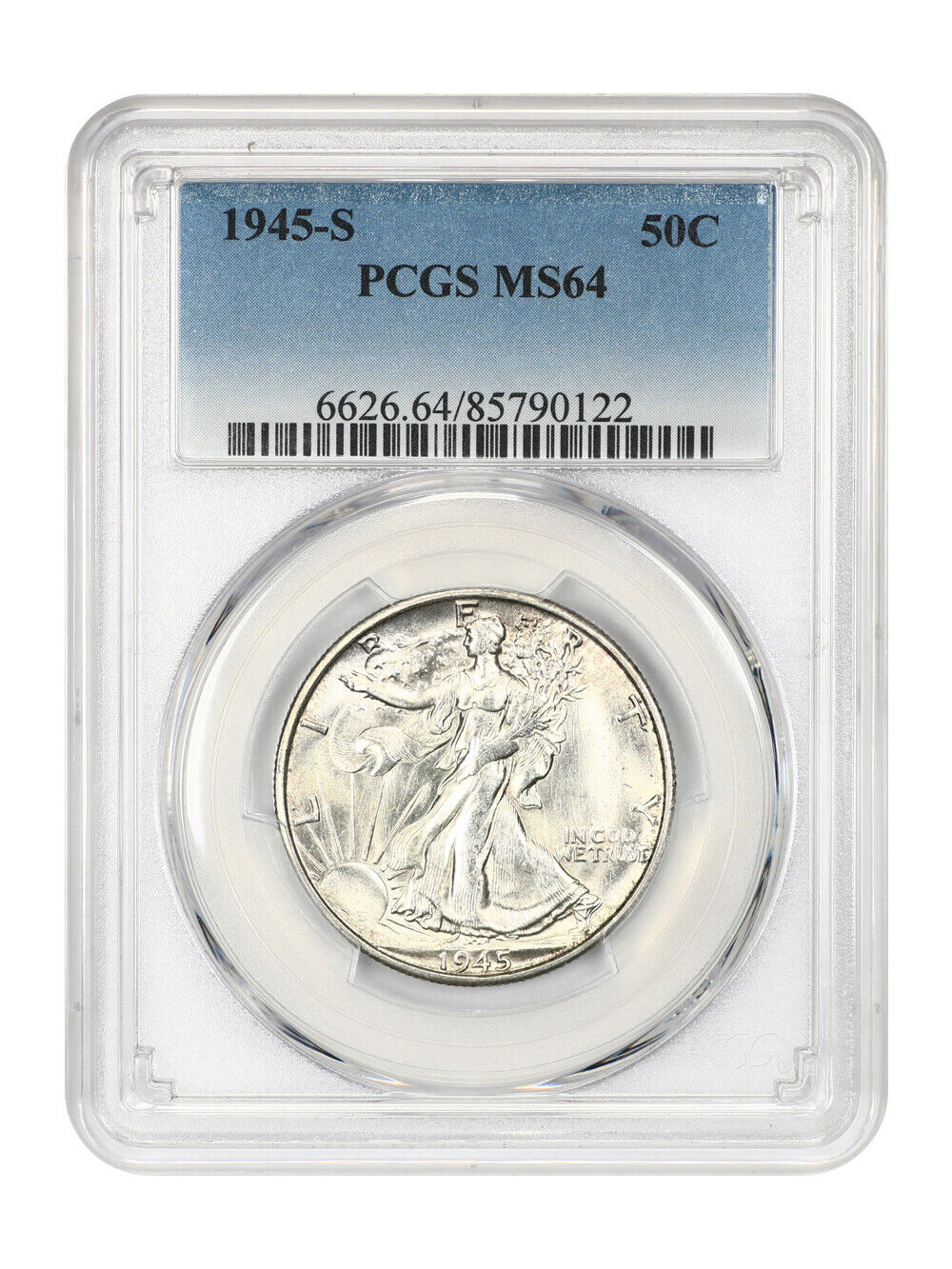 1945-S 50C PCGS MS64