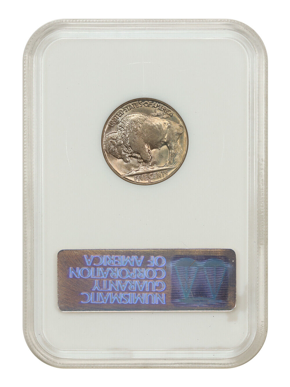 1938-D 5C Buffalo NGC MS66 (OH) - Buffalo Nickel