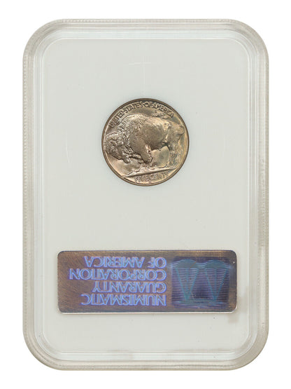 1938-D 5C Buffalo NGC MS66 (OH) - Buffalo Nickel