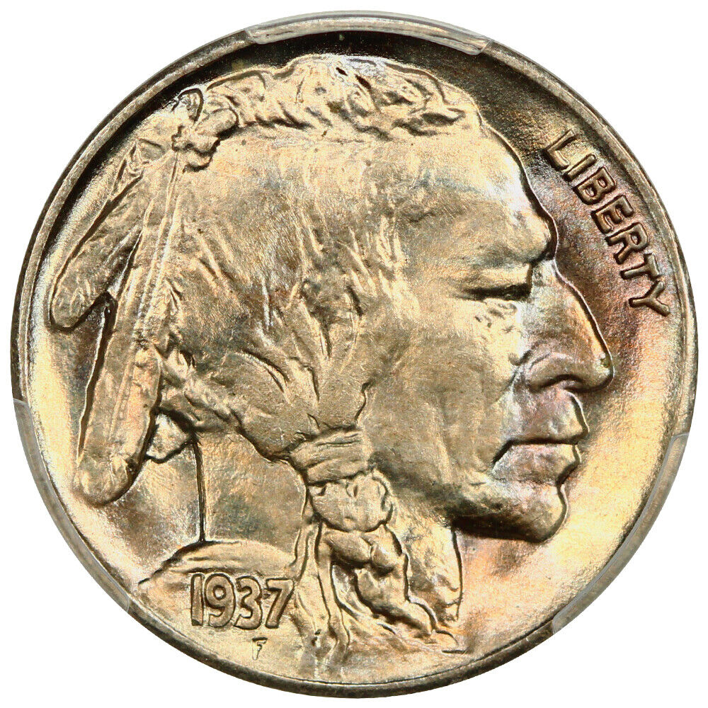 1937-S 5C PCGS/CAC MS67+ ex: D.L. Hansen