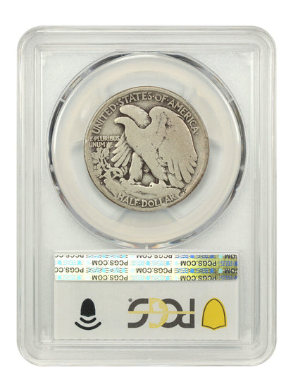 1921-S 50C PCGS G4