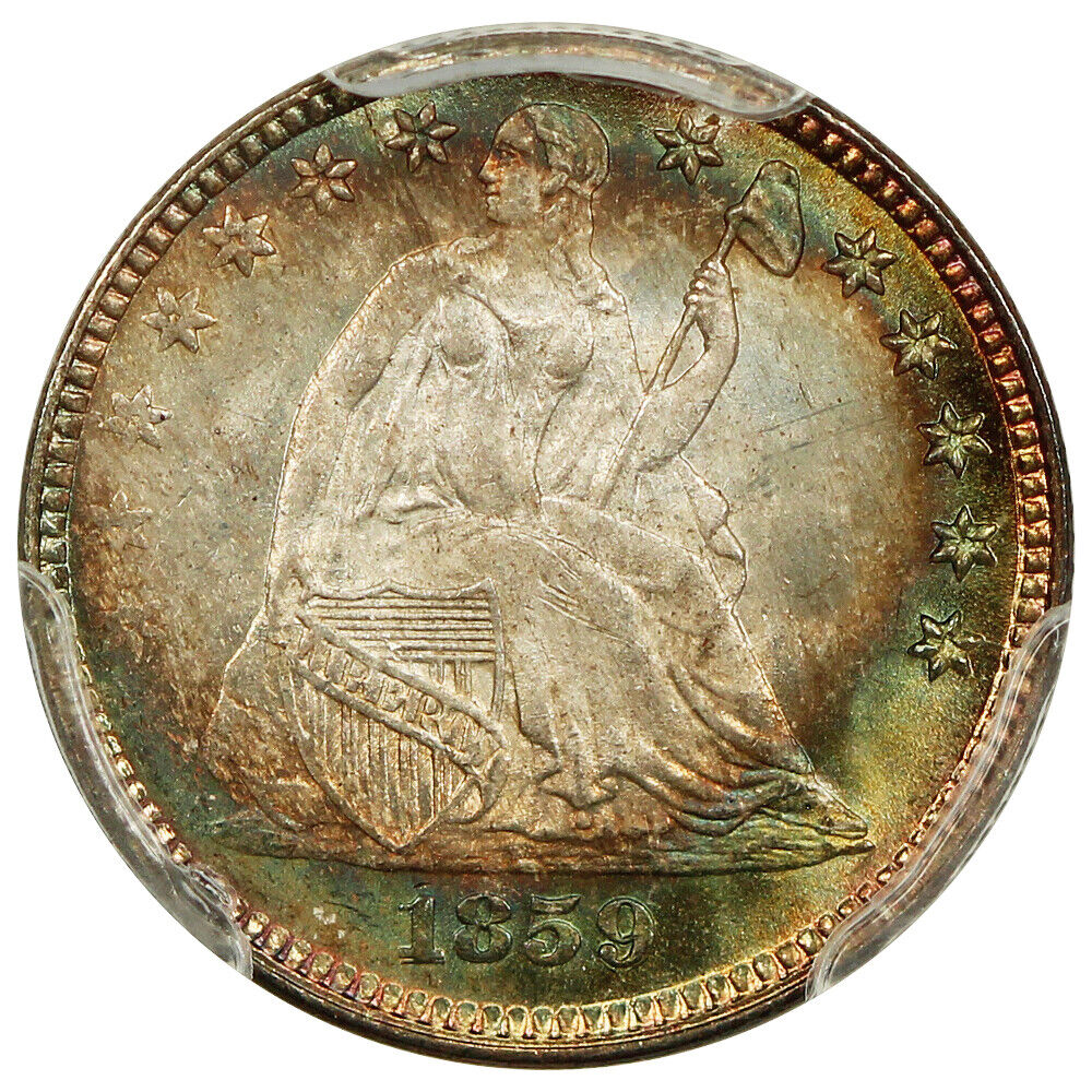 1859 H10C PCGS MS67+ ex: D.L. Hansen