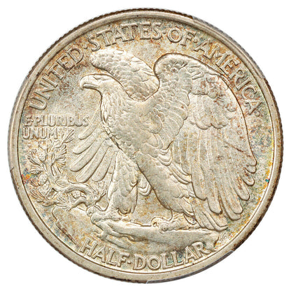 1917-D 50C PCGS MS63 (Obverse) - Walking Liberty Half Dollar