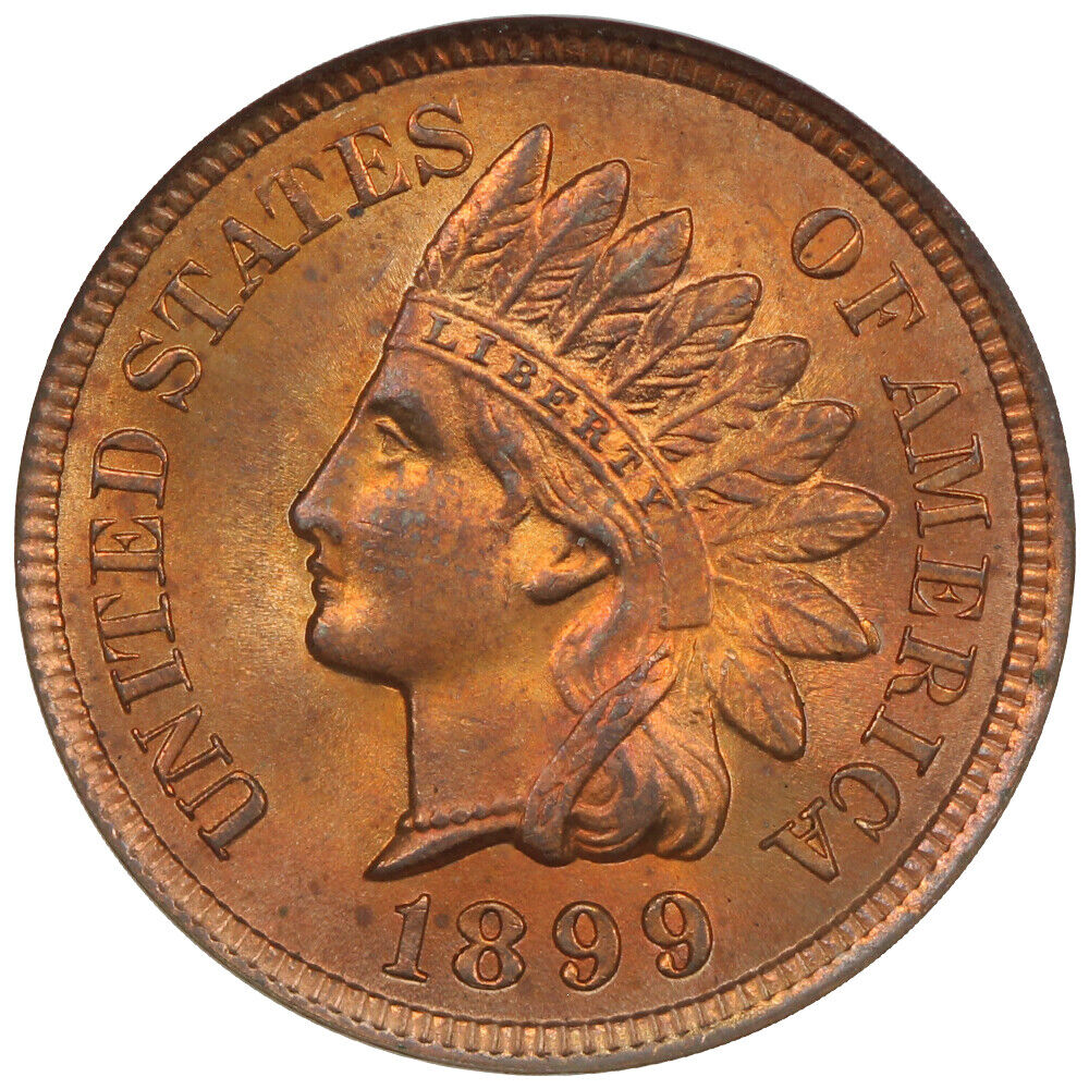 1899 1C NGC MS66RB - Indian Cent