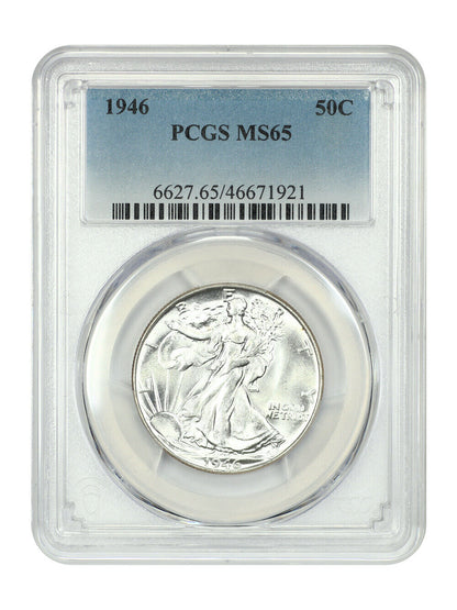 1946 50C PCGS MS65