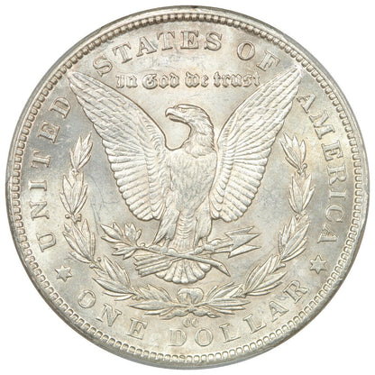 1890-CC $1 PCGS AU58 - Morgan Dollar - Popular, Scarce Carson City Morgan