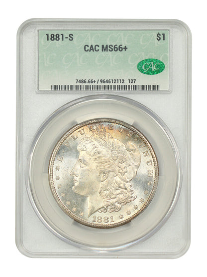 1881-S $1 CACG MS66+ - Morgan Dollar