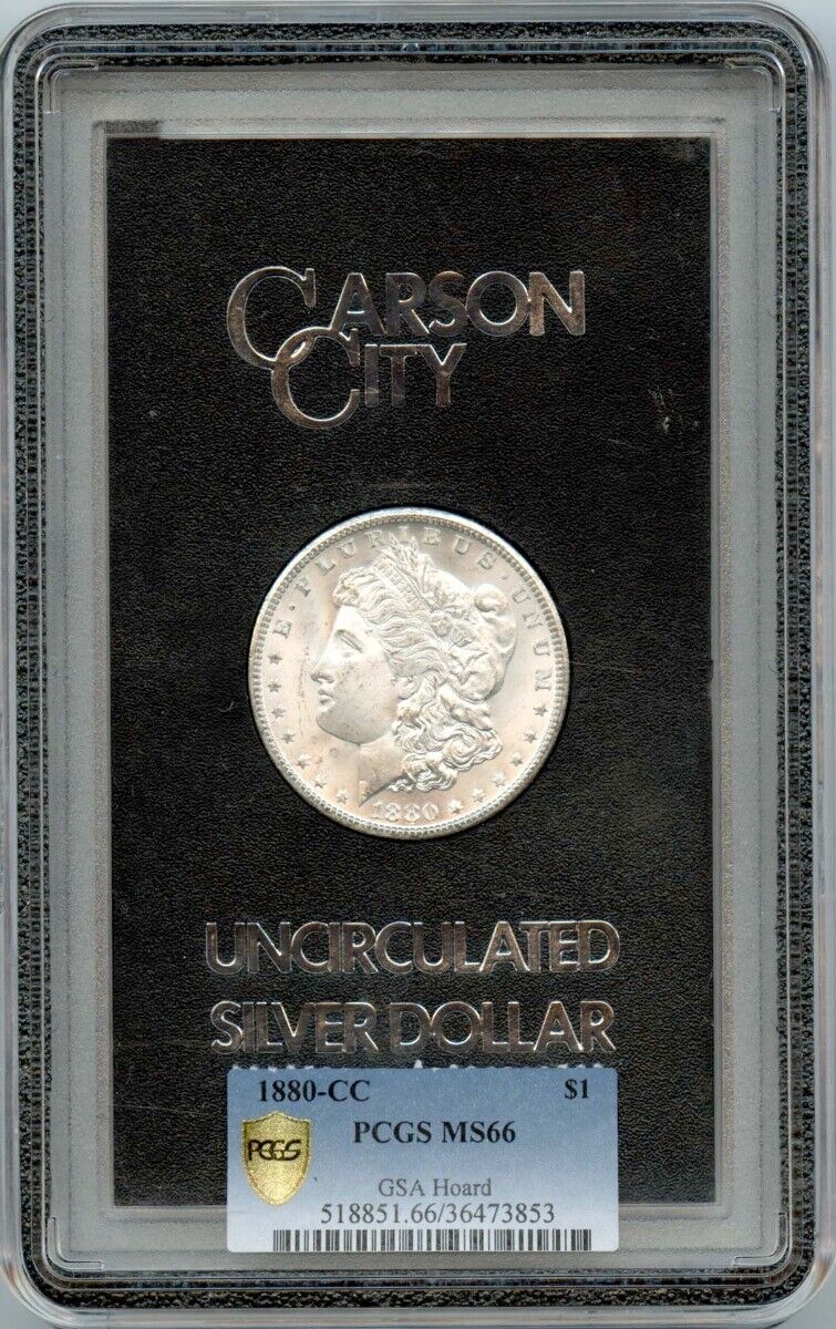 1880-CC $1 Morgan Dollar GSA Hoard PCGS MS66