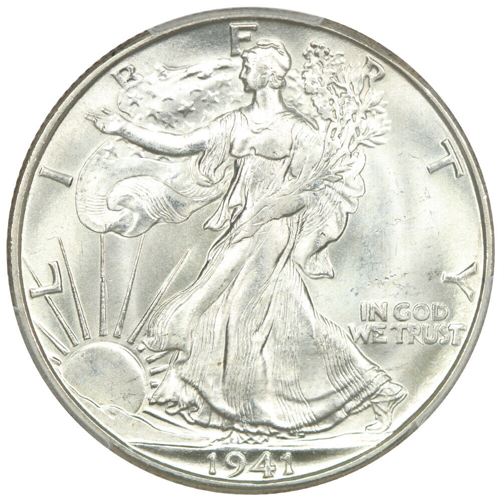 1941-D 50C PCGS MS65 - Walking Liberty Half Dollar