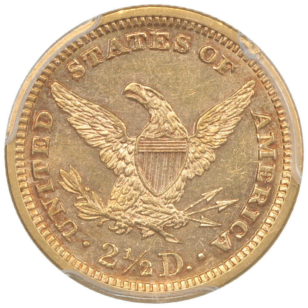 1883 $2.50 PCGS MS62 - Liberty Head $2.5