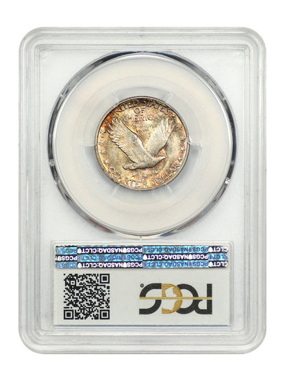 1918-D 25C PCGS MS66FH