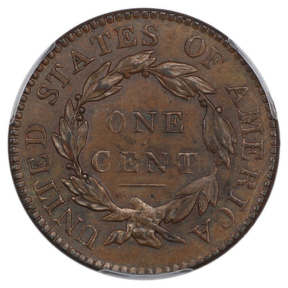 1819/8 1C PCGS MS62BN ex: D.L. Hansen