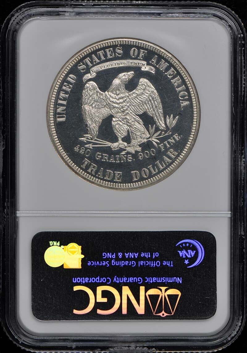 1877 Trade Dollar T$1 NGC PR65CAM