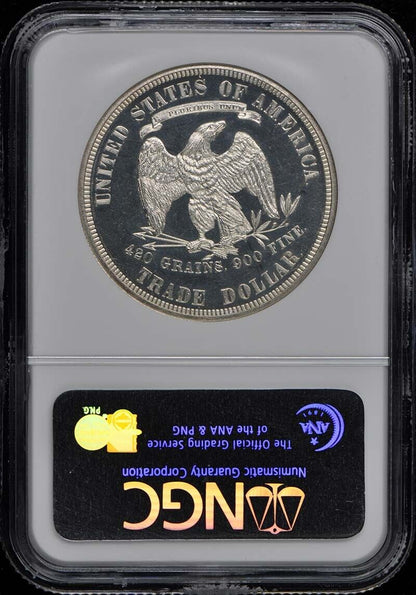 1877 Trade Dollar T$1 NGC PR65CAM