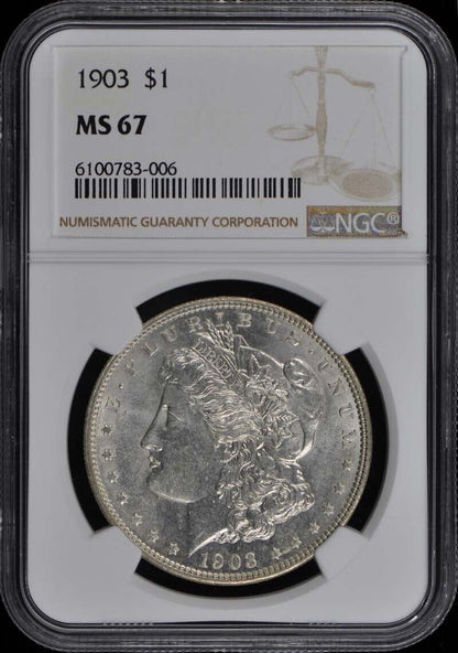 1903 Morgan Dollar S$1 NGC MS67