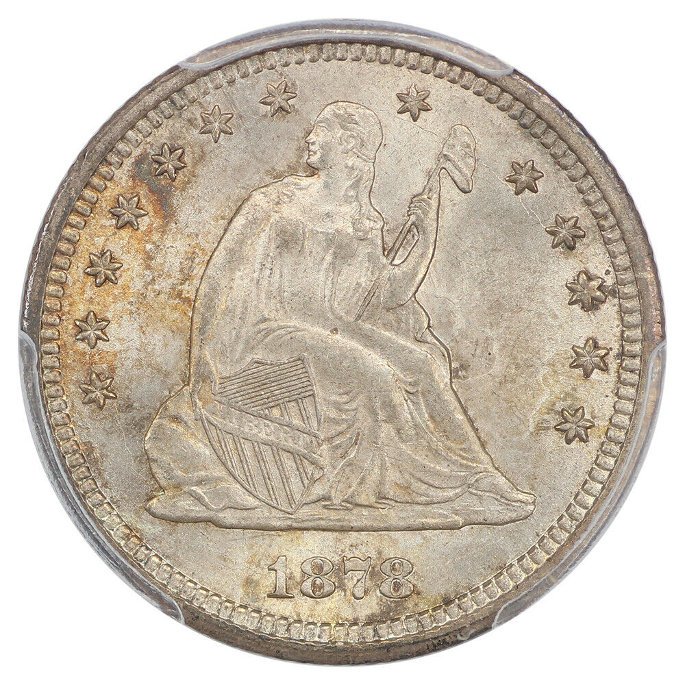 1878-CC 25c PCGS MS66 ex: D.L. Hansen