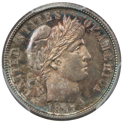 1897-S 10C PCGS MS66 ex: D.L. Hansen