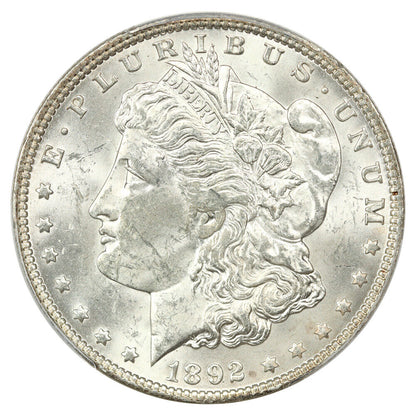 1892-O $1 PCGS MS62 - Morgan Dollar