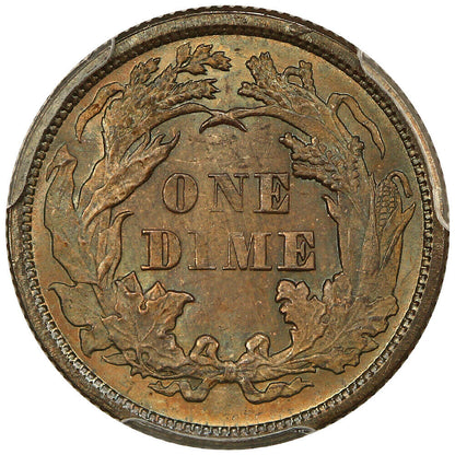 1874 10C PCGS MS66 (Arrows) ex: D.L. Hansen