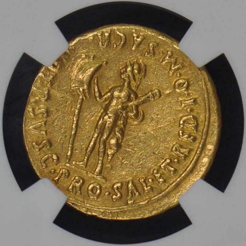 Augustus, 27 BC-AD 14 ROMAN EMPIRE AV Aureus NGC XF45