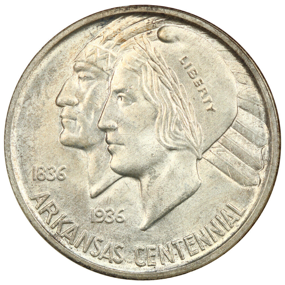 1935-D 50C Arkansas NGC/CAC MS65