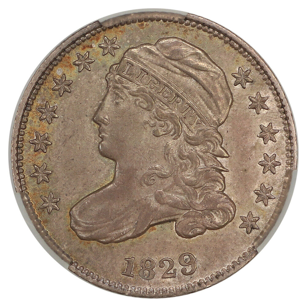 1829 10C CACG MS63 (Medium 10C) ex: D.L. Hansen - Capped Bust Dime