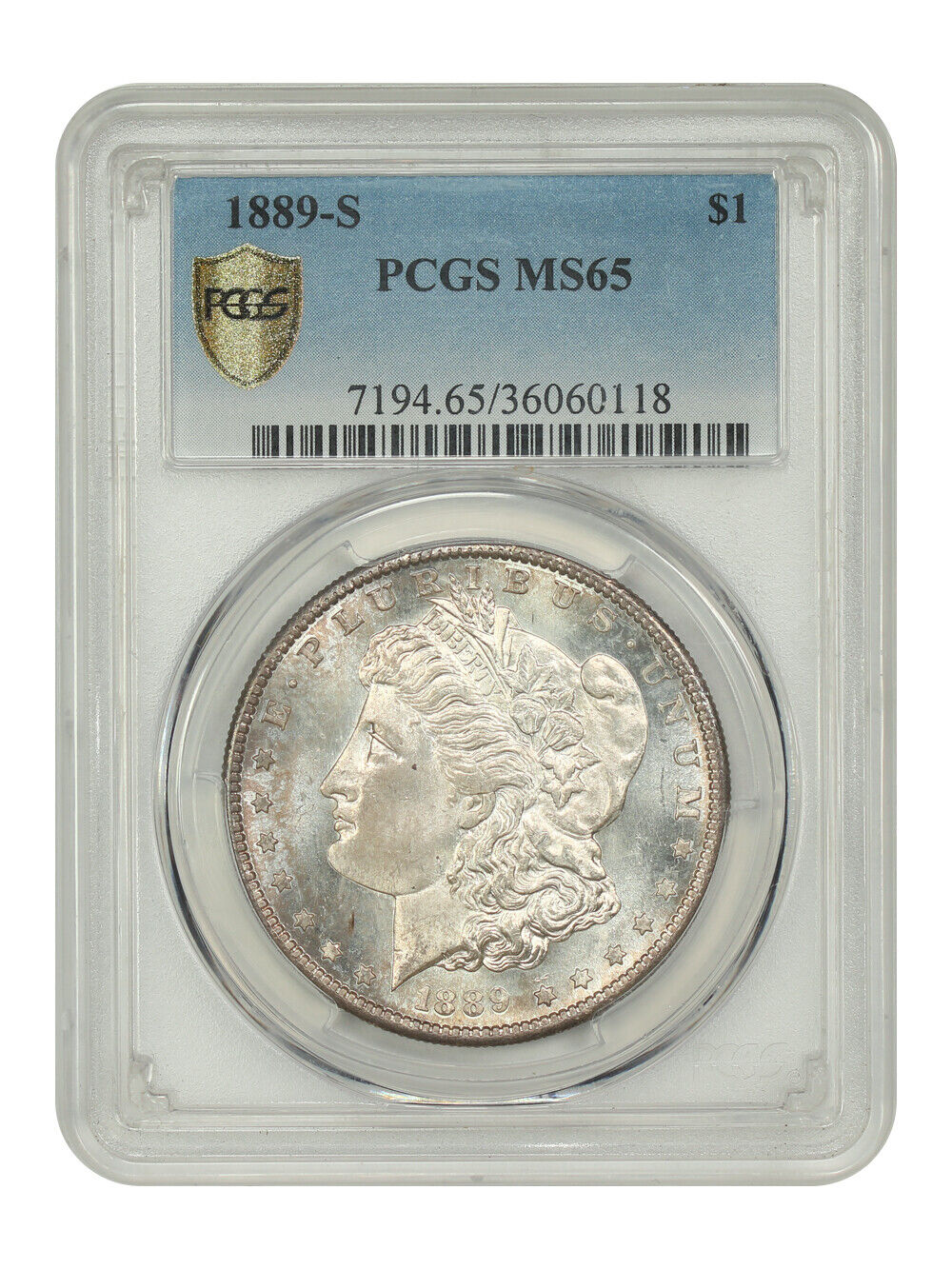 1889-S $1 PCGS MS65 - Morgan Dollar