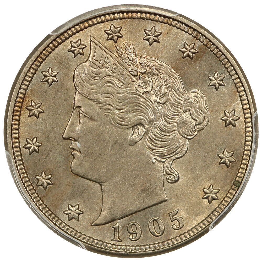 1905 5c PCGS MS65