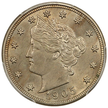 1905 5c PCGS MS65