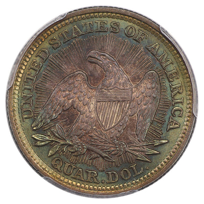 1853 25C PCGS MS65 (Arrows and Rays) ex: D.L. Hansen