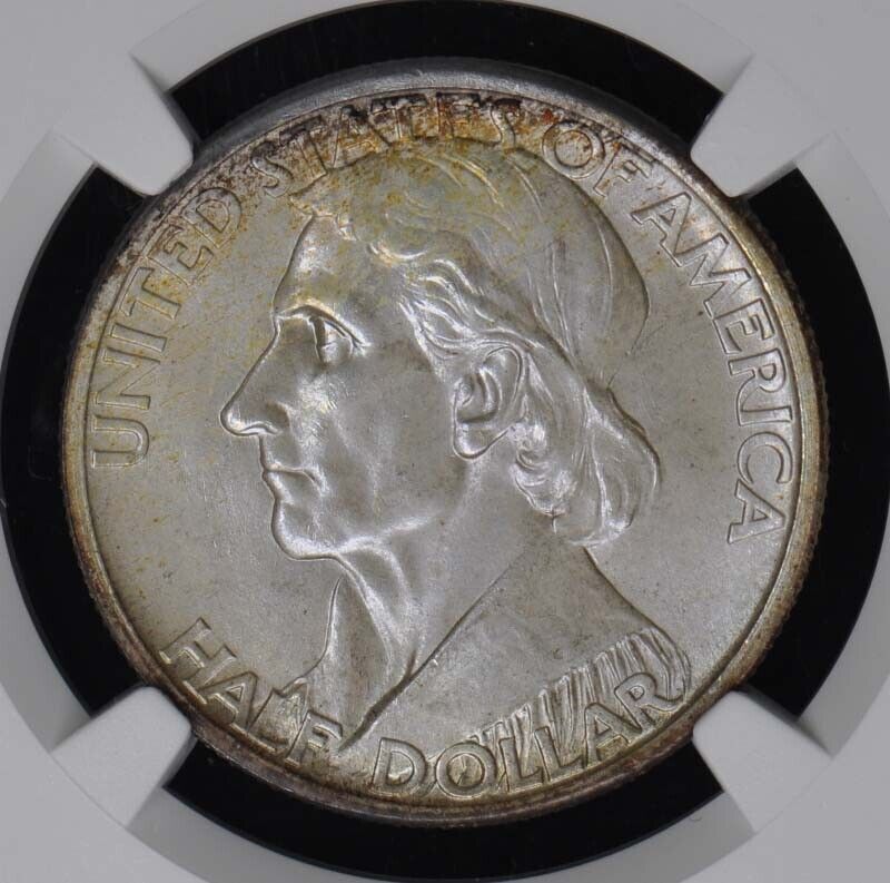 BOONE 1935 Silver Commemorative 50C NGC MS68