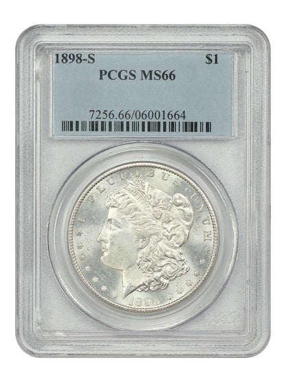 1898-S $1 PCGS MS66 - Morgan Dollar