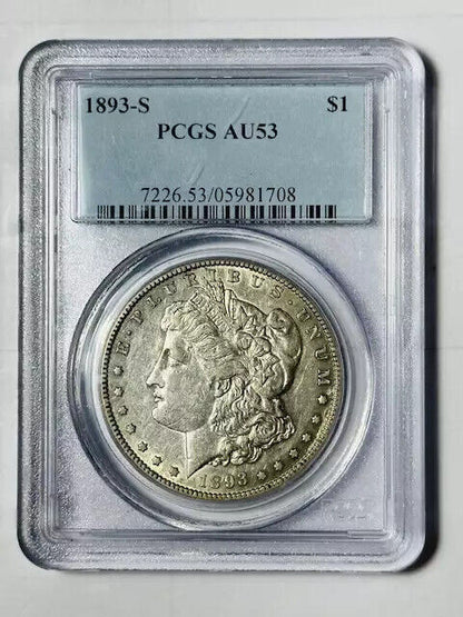 1893 S Morgan Silver Dollar PCGS AU-53 WOW Coin!