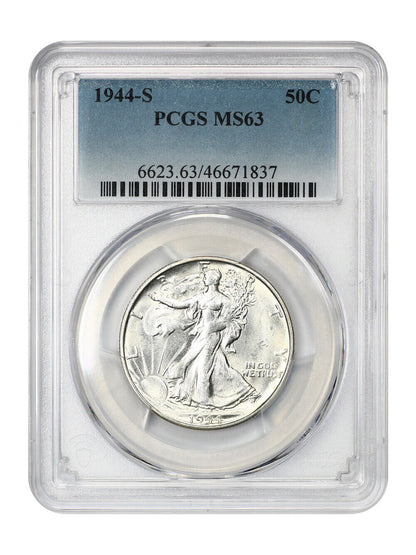 1944-S 50C PCGS MS63