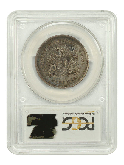 1839 50C PCGS XF40 (Seated, No Drapery) - Liberty Seated Half Dollar