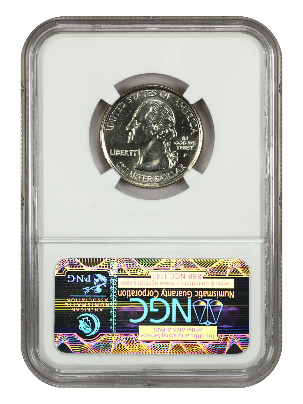 2004-P 25C Florida NGC MS68 - Washington 50 States Quarters