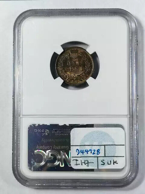 1908 S Small Cents Indian Head NGC MS-64 BN