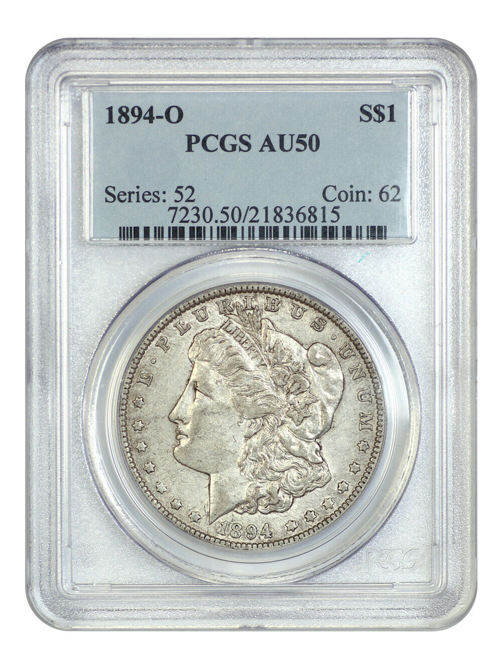 1894-O $1 PCGS AU50 - Morgan Dollar - Better Date from New Orleans