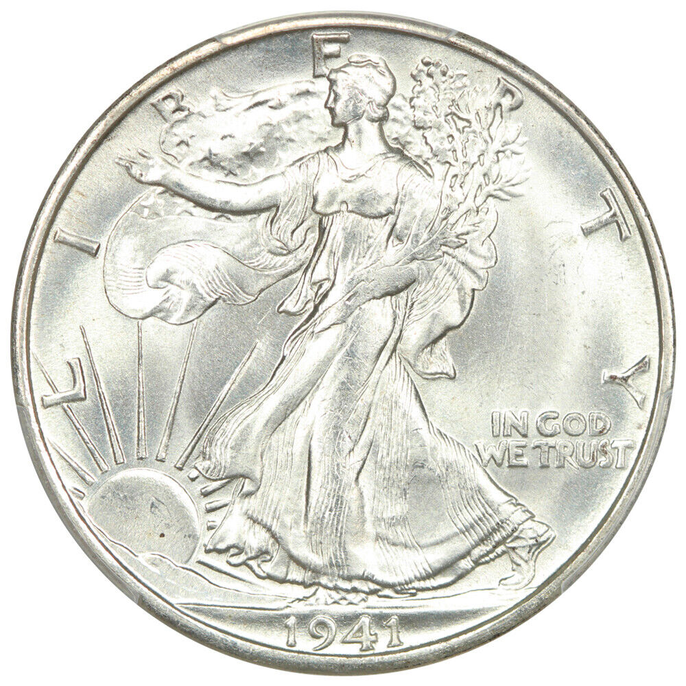 1941-S 50C PCGS MS66 - Walking Liberty Half Dollar