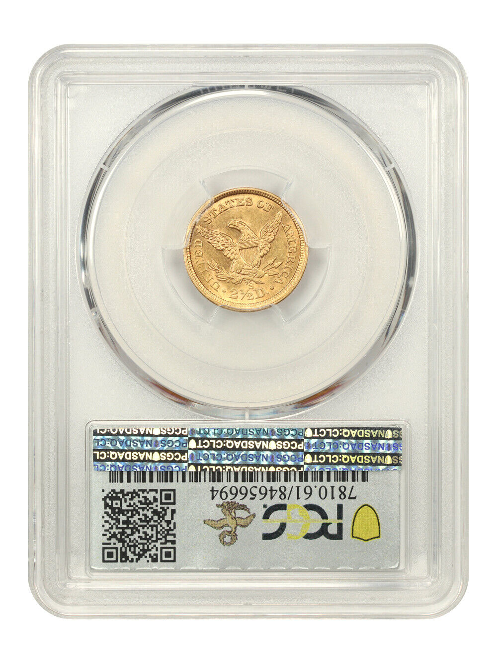 1869-S $2.50 PCGS MS61 ex: D.L. Hansen