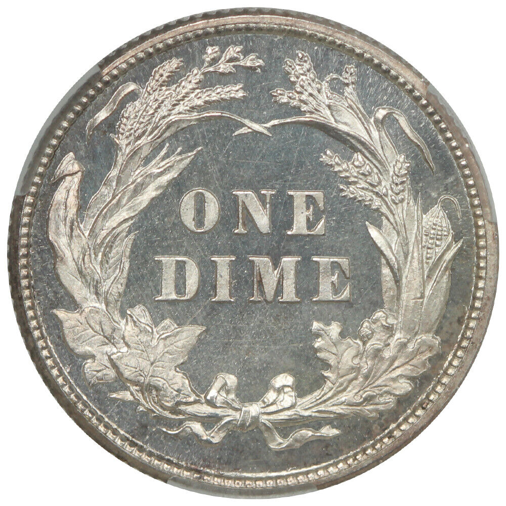 1897 10C CACG PR66+CAM ex: D.L. Hansen - Barber Dime