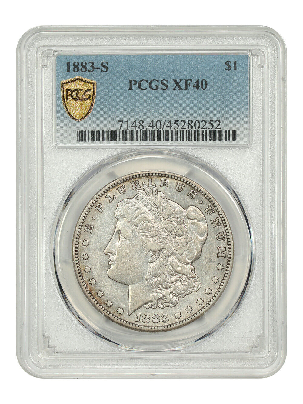 1883-S $1 PCGS XF40 - Morgan Dollar - Key Date from San Francisco