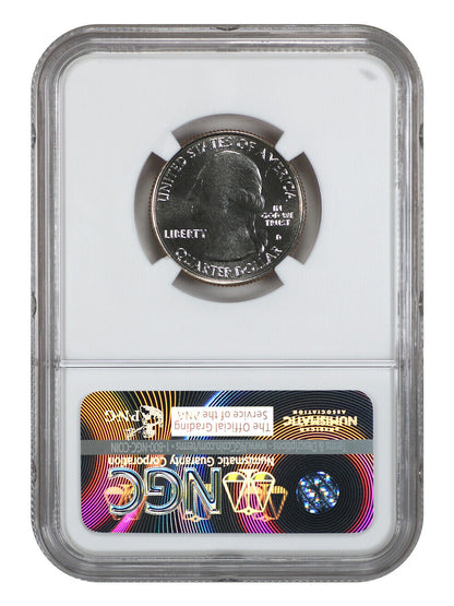 2016-D 25C Fort Moultrie NP NGC MS68PL - Type 1 - Clad