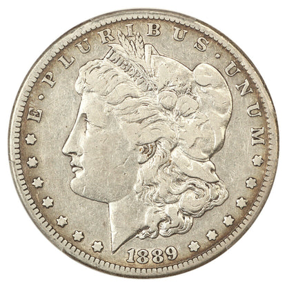 1889-CC $1 PCGS Fine 15 - Morgan Dollar - Key Date CC-Mint Morgan