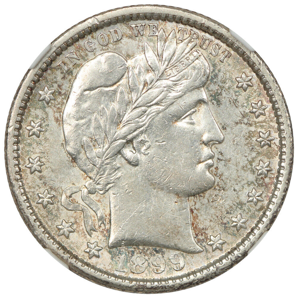 1899-S 25C NGC AU55 - Barber Quarter