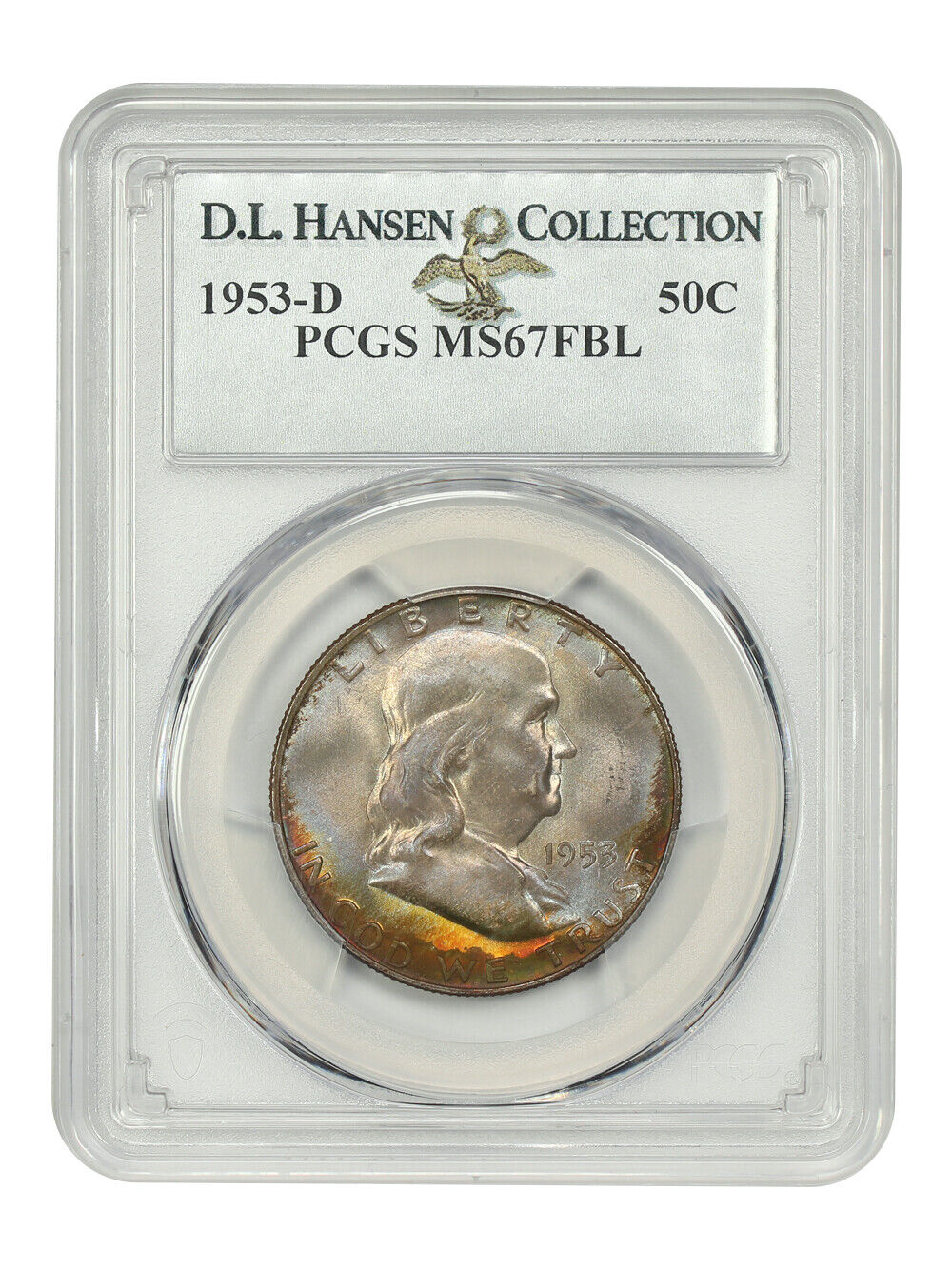 1953-D 50C PCGS MS67FBL