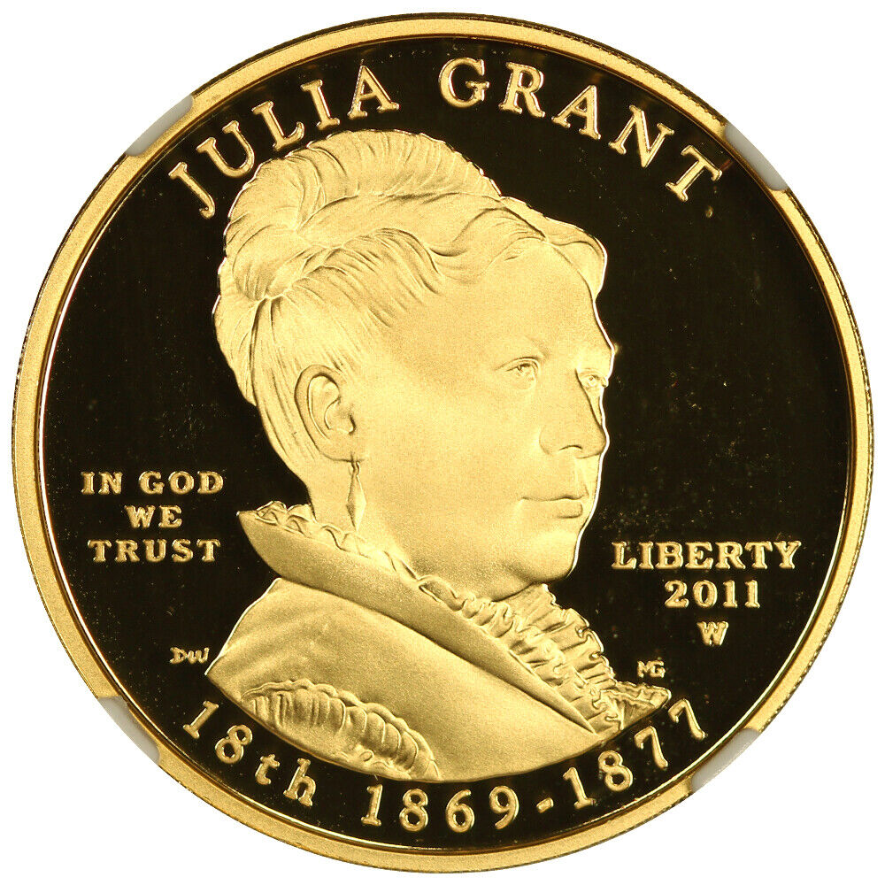 2011-W $10 Julia Grant NGC PR70DCAM