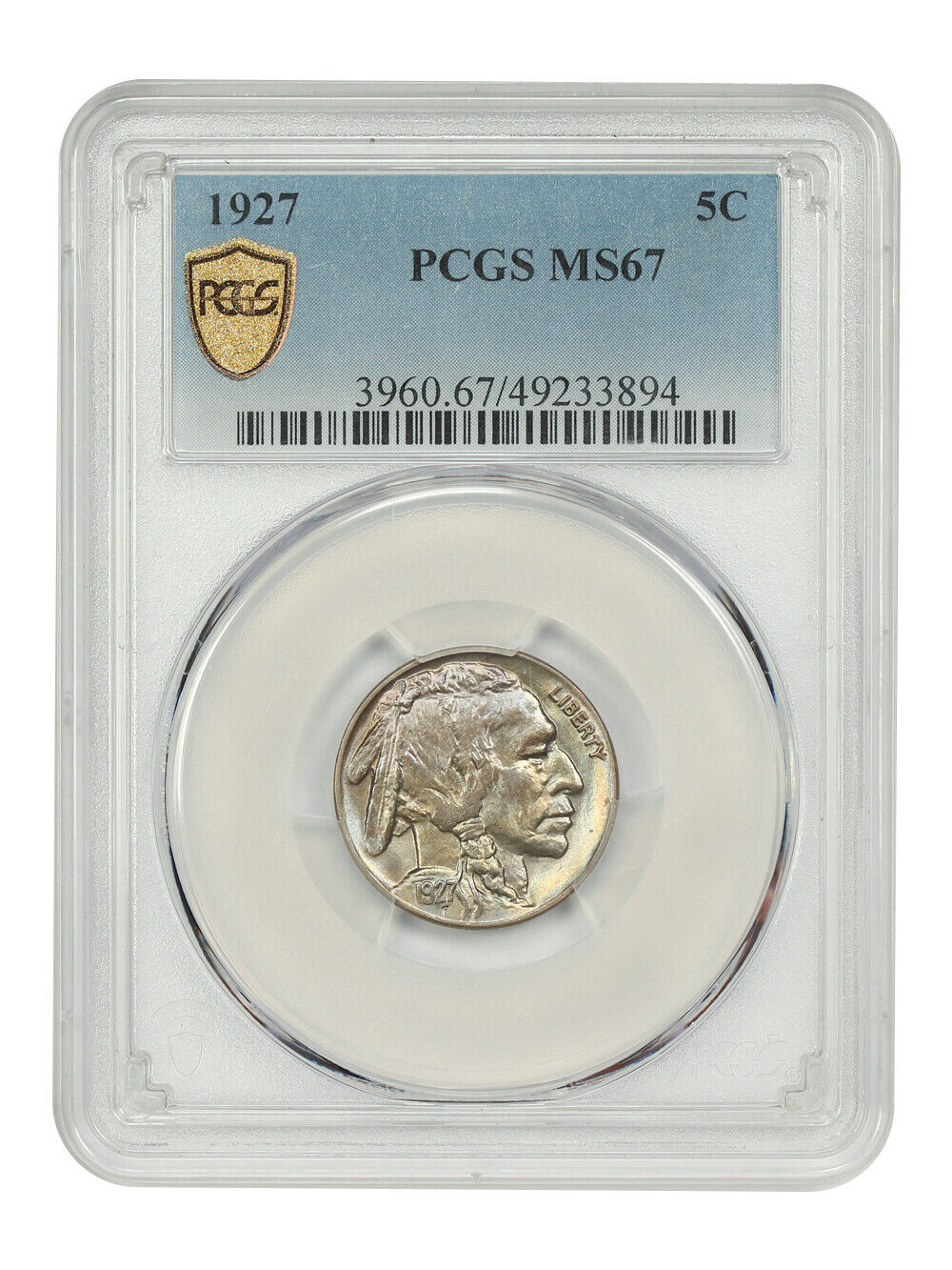 1927 5C PCGS MS67 - Buffalo Nickel