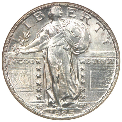 1925 25C NGC MS65 - Standing Liberty Quarter