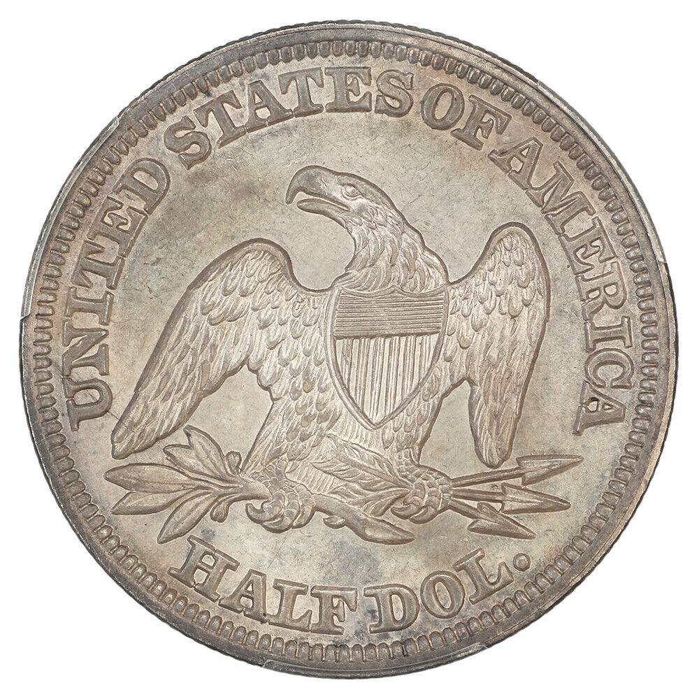 1846 50C PCGS MS60 ex: D.L. Hansen - Liberty Seated Half Dollar - Popular Date